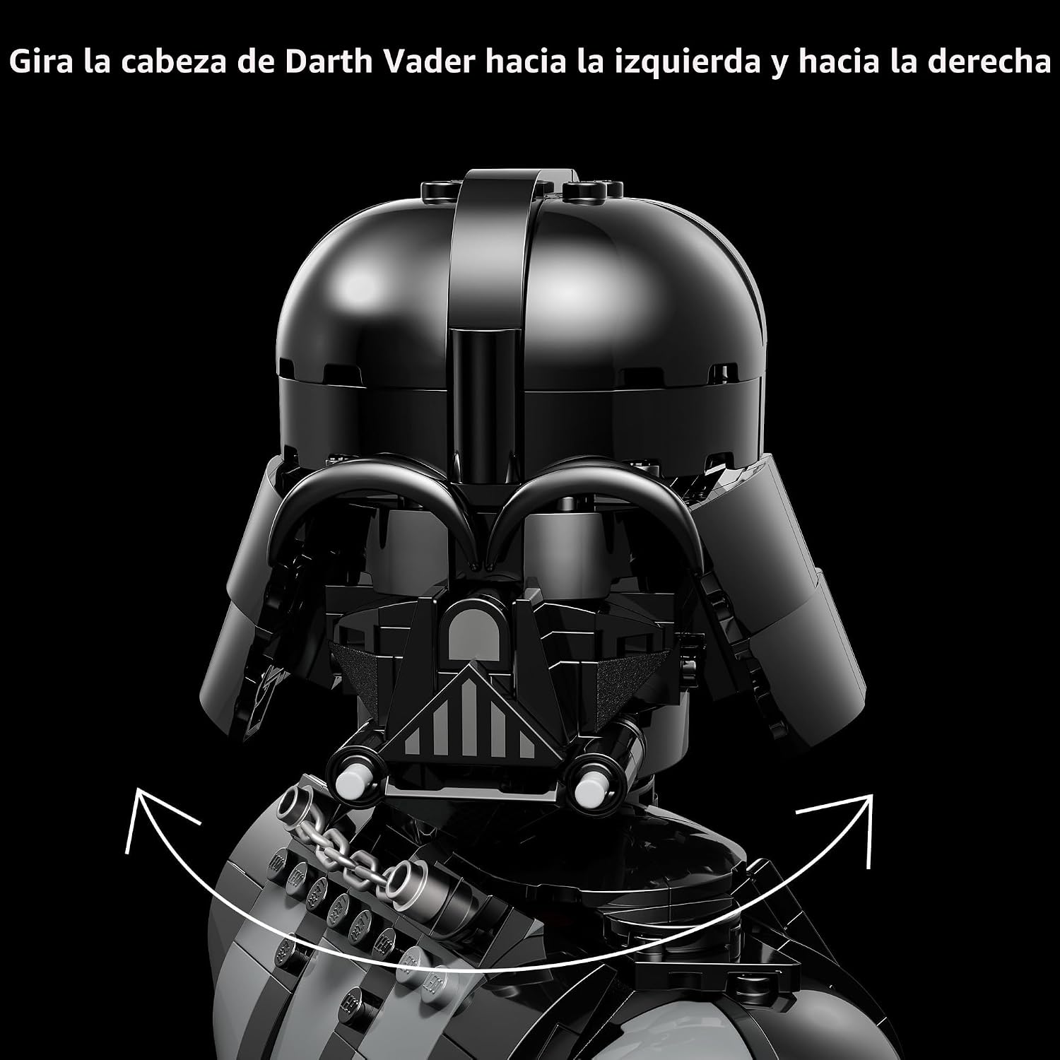 LEGO Star Wars Darth Vader Busto, juego de construcción coleccionable para adultos, a partir de 18 años, regalo de Star Wars para hombres y mujeres, con minifigura de Darth Vader, decoración de