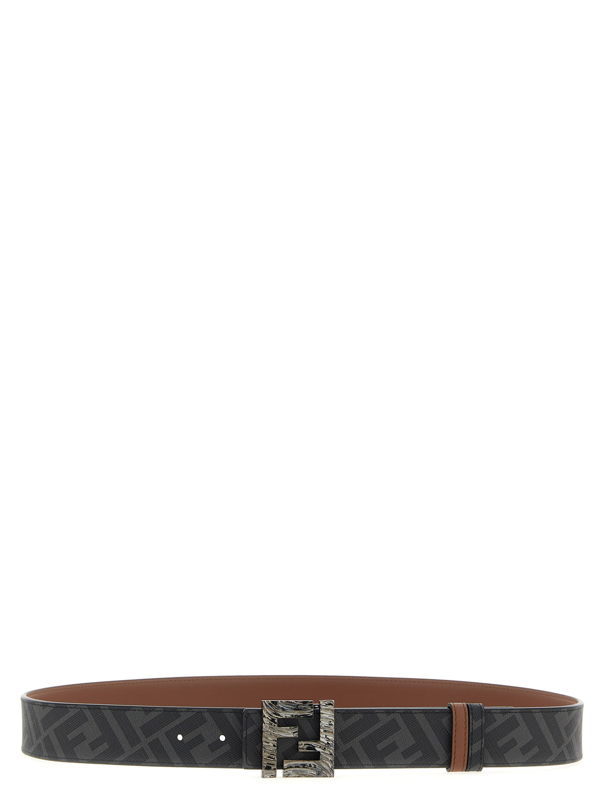 Fendi Fendi 'Squared FF' Reversible Belt - Image 5