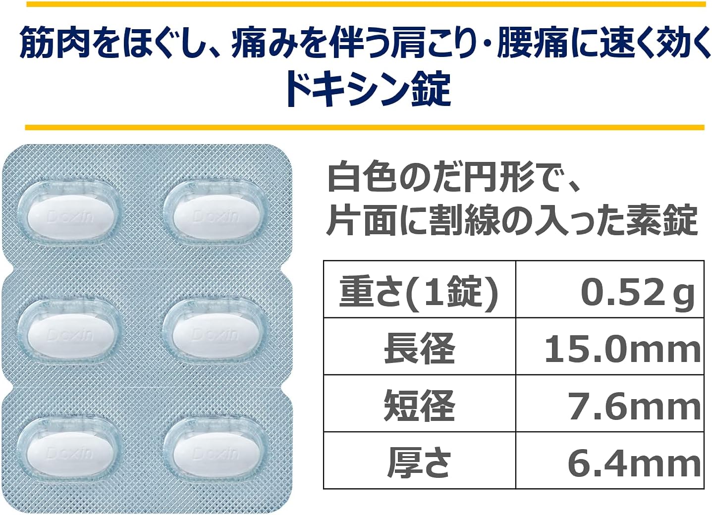 【指定第2類医薬品】ドキシン錠 36錠