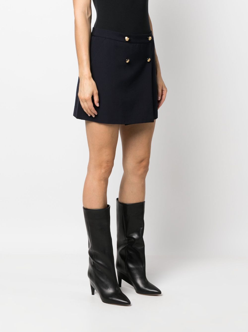 Alexander McQueen アレクサンダーMCクイーンウールミニスカート - Image 5