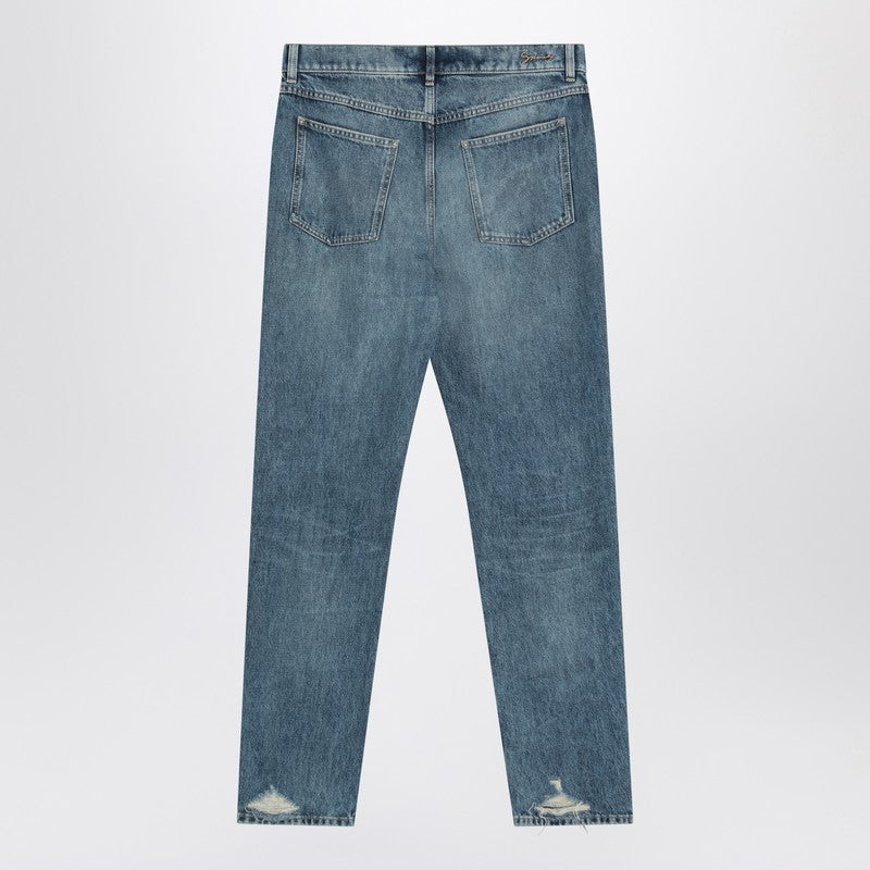 Givenchy Givenchy Faded Blue Denim Jeans - Image 5