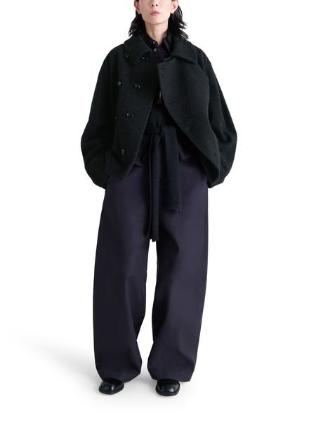 LEMAIRE Short asymmetrical bathrobe coat - Image 5
