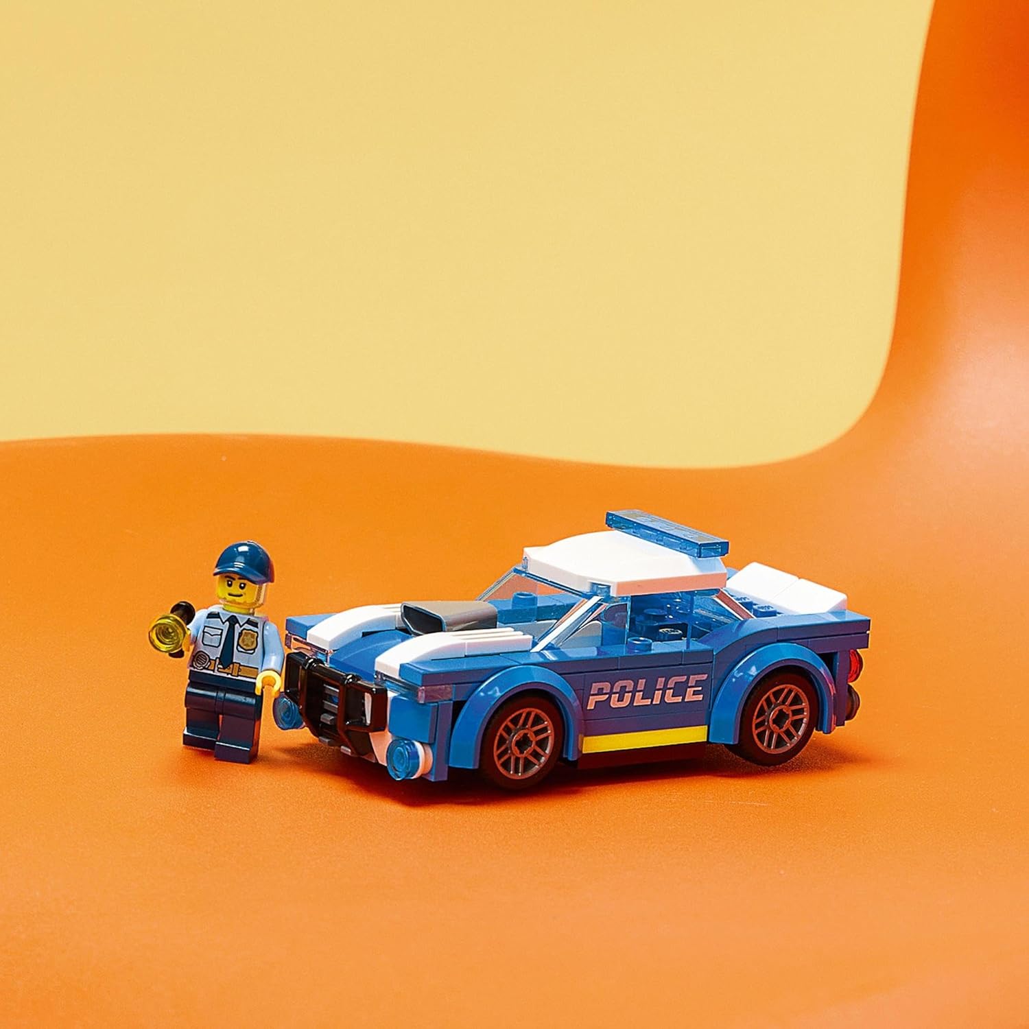 LEGO City Police Car Toy, Building Blocks, Educational Toy, Birthday Present, For Boys and Girls, Ages 5, 6, 7, 8, City Building, Patrol Car, Police, Vehicles, Cars, Mini Car, 60312
