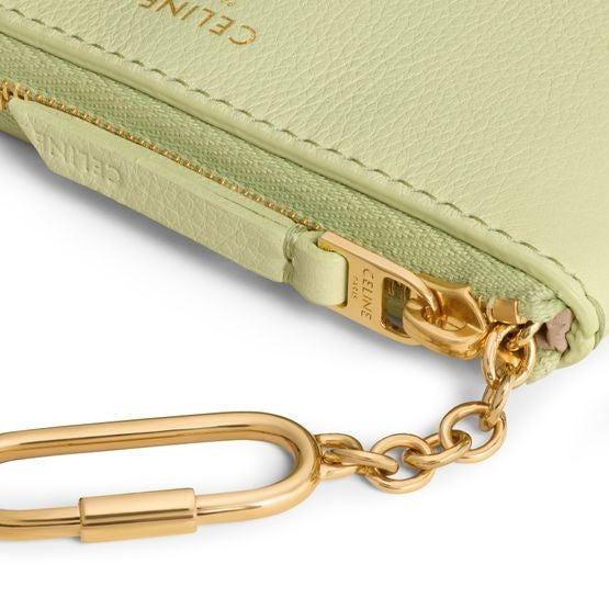 CELINE Coin purse Triomphe stamp in supple grained calfskin - Image 5