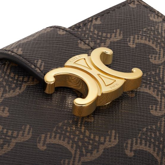 Fine wallet Celine Victoire in Triomphe canvas - Image 5