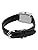 Casio LTP-V007L-7E1 Standard Quartz Women's Watch, Silver, Black, Overseas Model, Silver Black Leather LTP-V007L-7E1, Simple