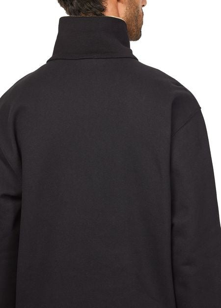BURBERRY Check half-zip cotton sweatshirt - Image 5