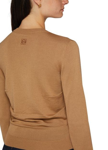 LOEWE カシミヤ・シルク製 ドレープカーディガン - Image 5