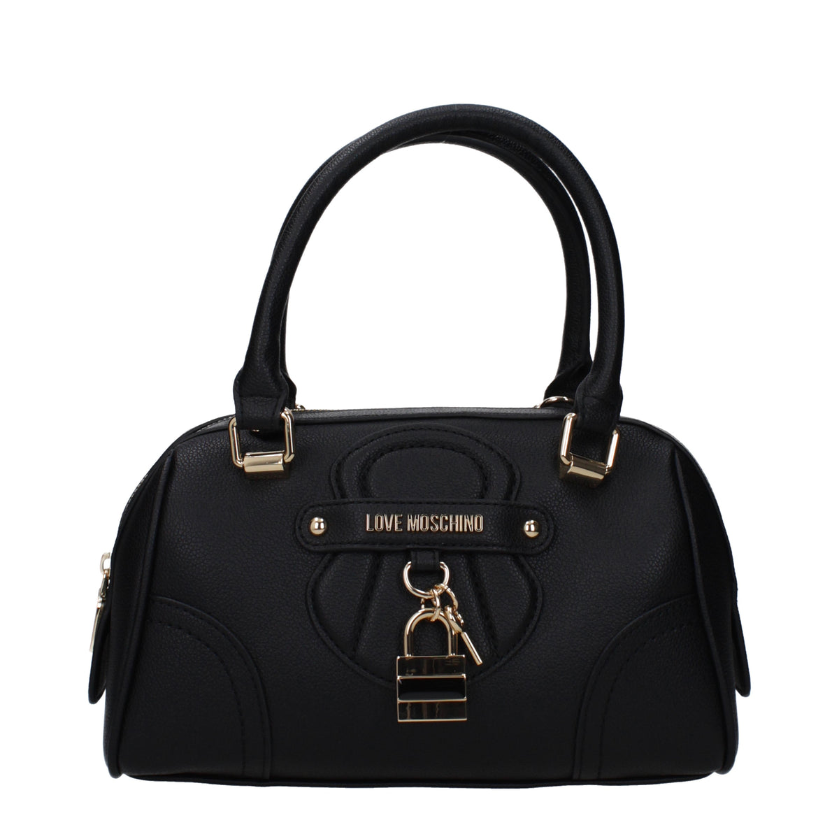 Moschino モスキーノのハンドバッグが大好きな女性ポリウレタンブラック - Image 5
