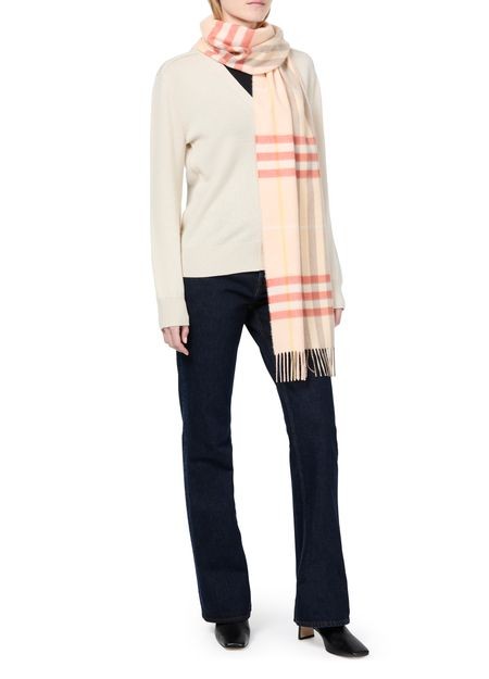 BURBERRY チェック カシミアマフラー - Image 5