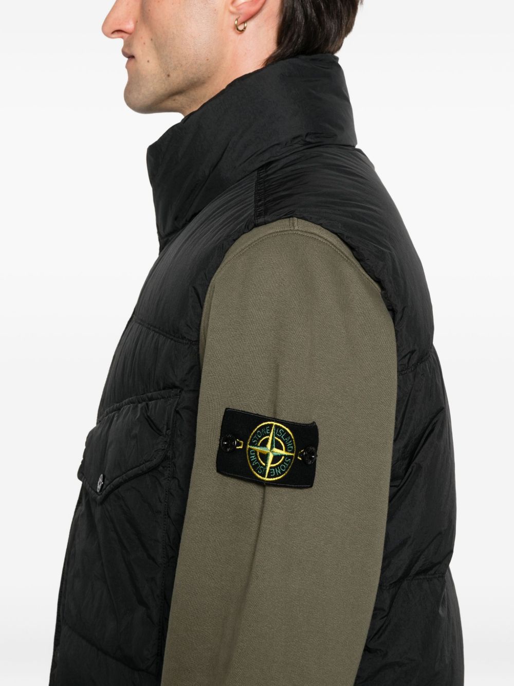 Stone Stone Island Logo Cotton Crewneck Sweatshirt - Image 5