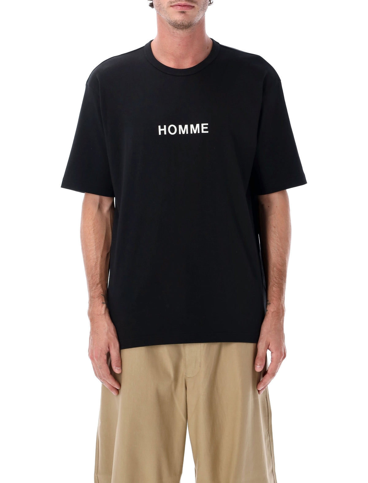 Comme Comme Des Garcons Homme Tシャツとポロスブラック - Image 5