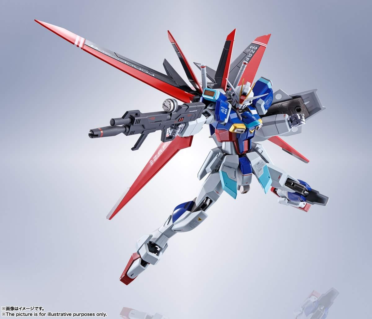 Metal Robot Spirits Mobile Suit Gundam SEED DESTINY Side MS Force Impulse Gundam, Approx. 5.5 inches (140 mm), ABS & PVC & Die Cast Pre-painted Action Figure