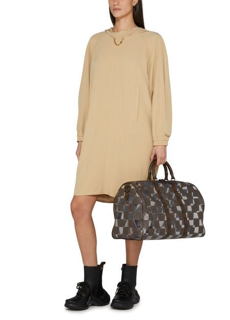 LOUIS VUITTON バットウィングスリーブフーディドレス - Image 5