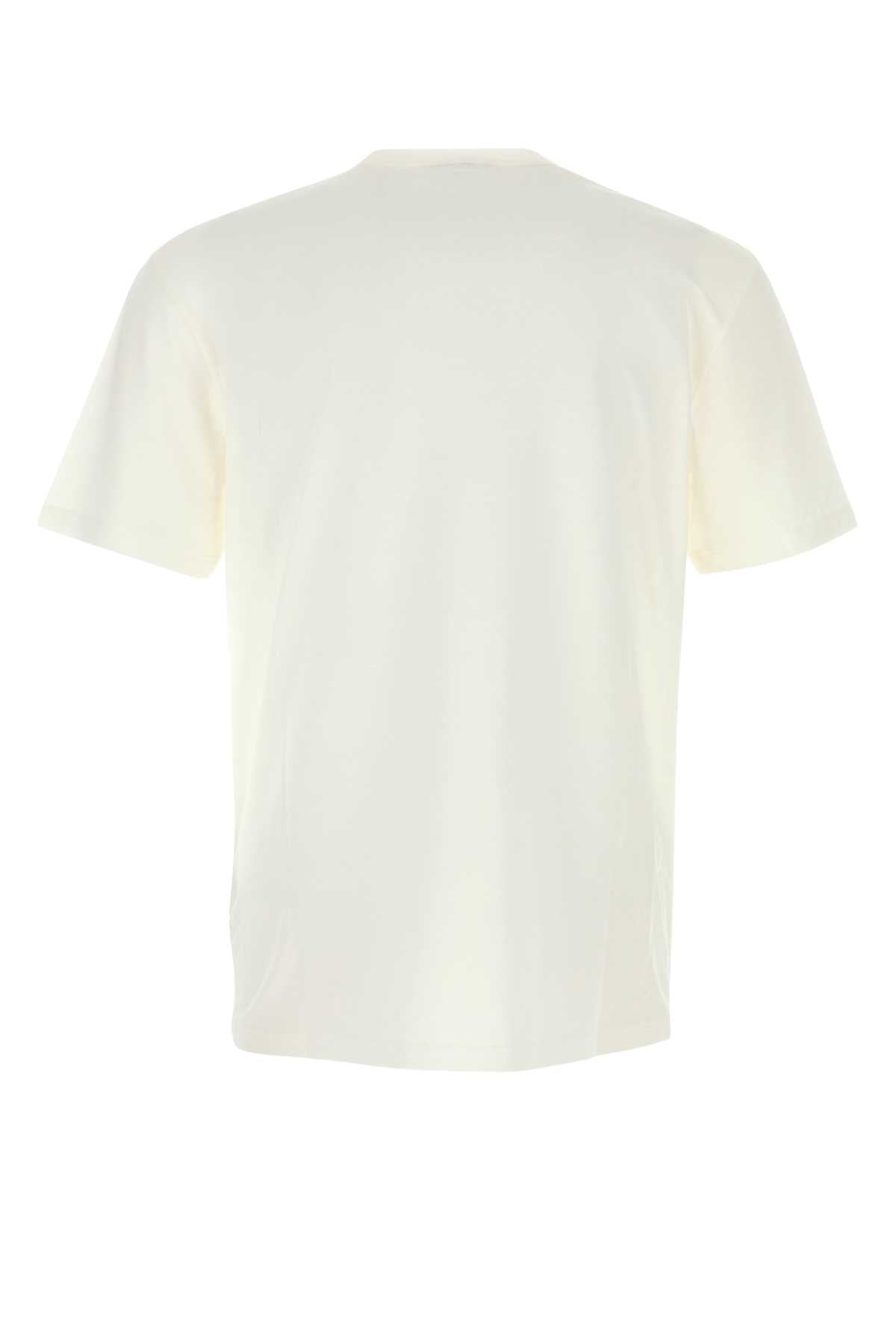 Jil ジル・サンダー ホワイト コットン T シャツ - Image 5