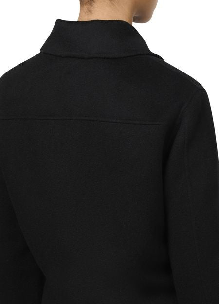 LOULOU STUDIO Zhanna ウール ボックスシルエット ショートコート - Image 5
