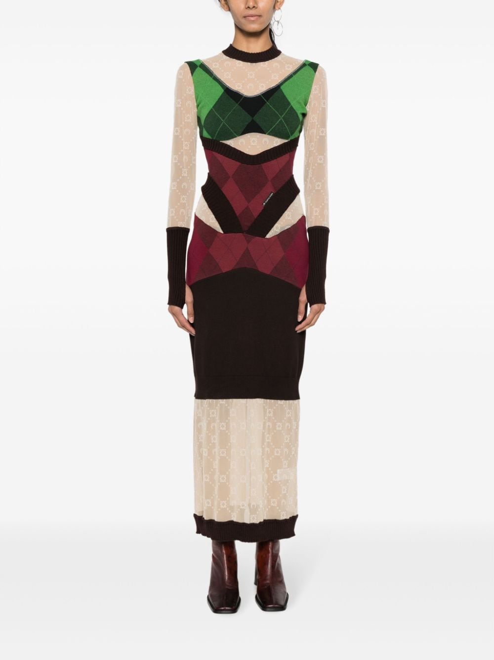 Marine マリンセールウールロングドレス - Image 5