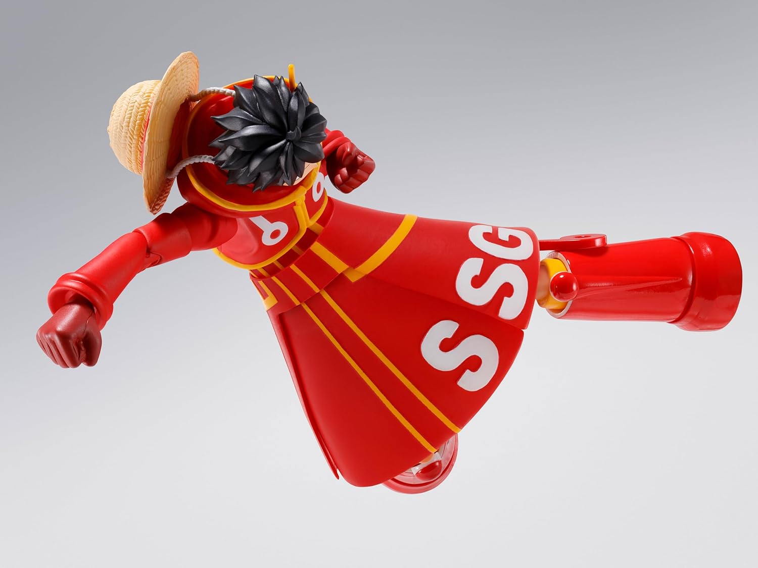 TAMASHII NATIONS S.H. Figuarts One Piece Monkey D. Luffy - Miraishima Egg Head - Approx. 5.9 inches (150 mm), PVC & ABS Pre-painted Action Figure
