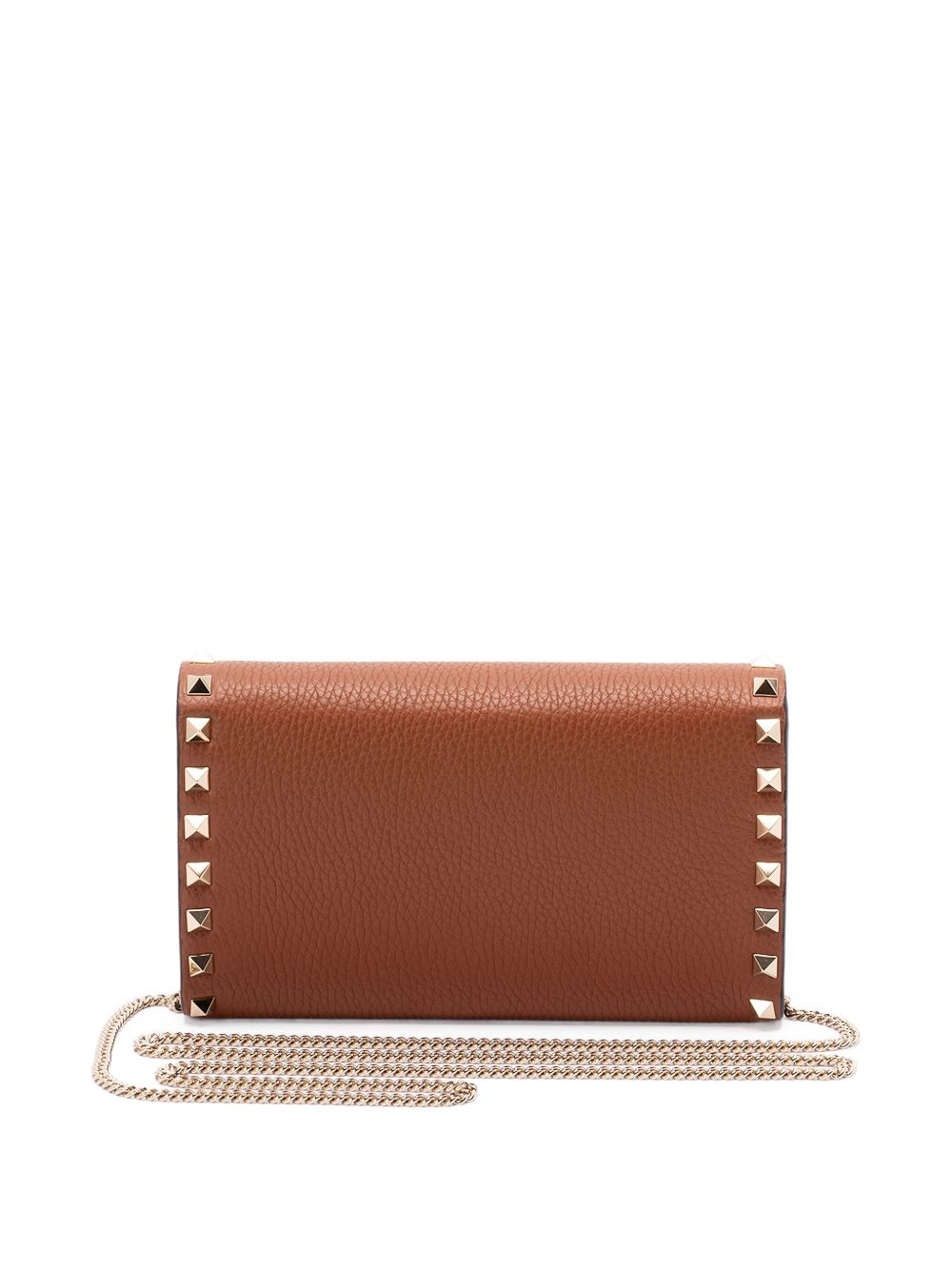 Valentino チェーン上のバレンティーノガラヴァニロックスタッドレザーウォレット - Image 5