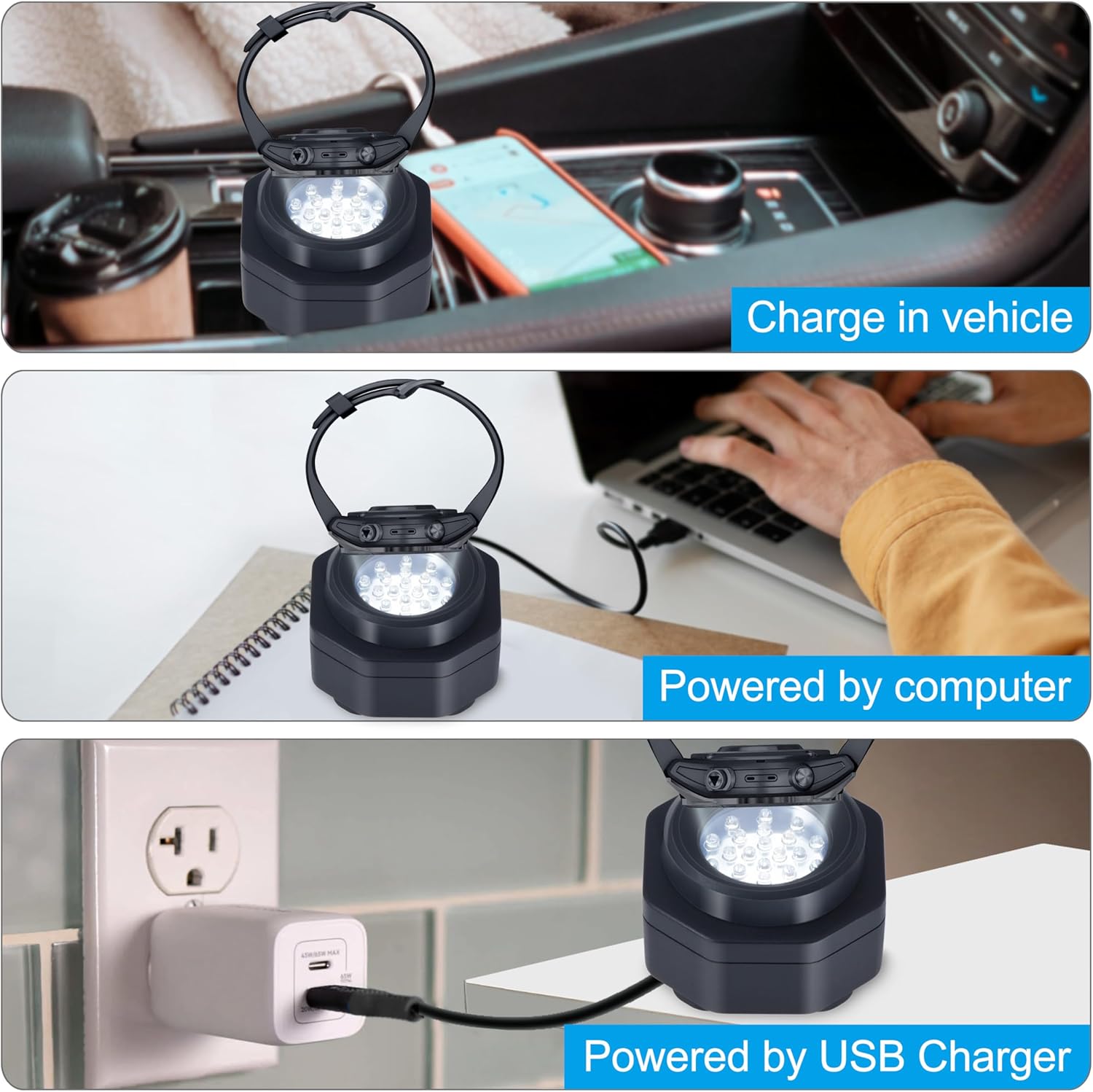 CoolFire (クールファイヤー) - UVフリーソーラーウォッチ 高速充電器 すべてのエコソーラー腕時計用 ポータブルバッテリー充電器 - あらゆる種類のエコソーラー腕時計用 ソーラー腕時計用充電器 1046