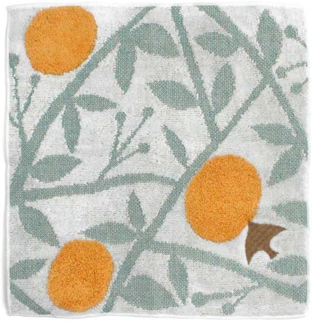 10FACTORY Gift Ehime Mandarin Orange Juice, Imabari Towel, Iori Mikan Set, Boxed, Handbag Included, High Quality, Additive-Free, Made in Japan (Handkerchief + 6.8 fl oz (200 ml) x 3)