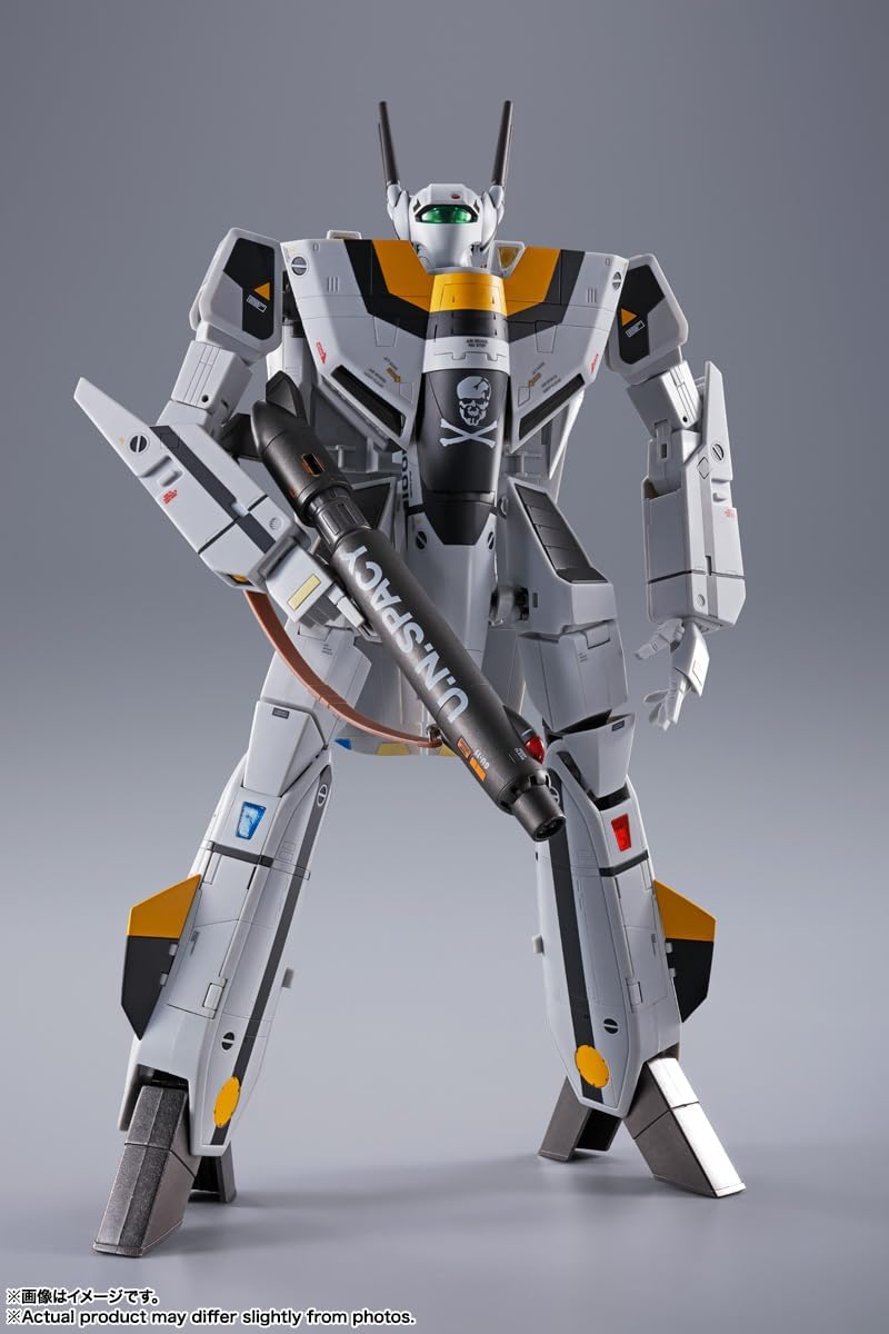 Tamashi Nations DX Chogokin Super Time Fortress Macross VF-1S Valkyrie Roy Foker Special Revival Ver. Approx. 11.0 inches (280 mm), ABS & Die-Cast & PVC Pre-Painted Action Figure