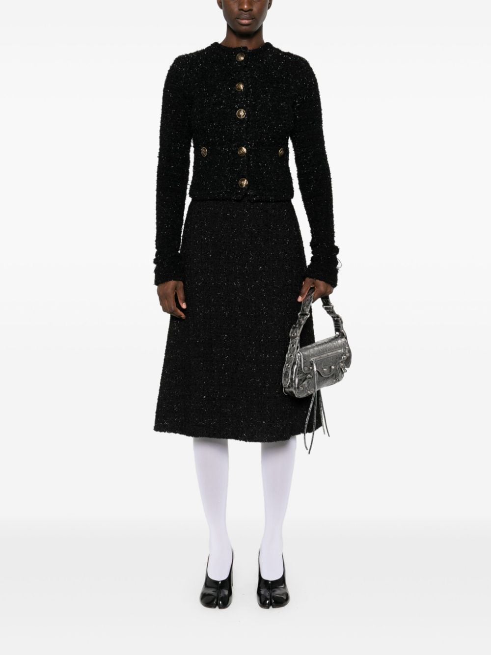 BalenciagaBoucléクロップドジャケット - Image 5