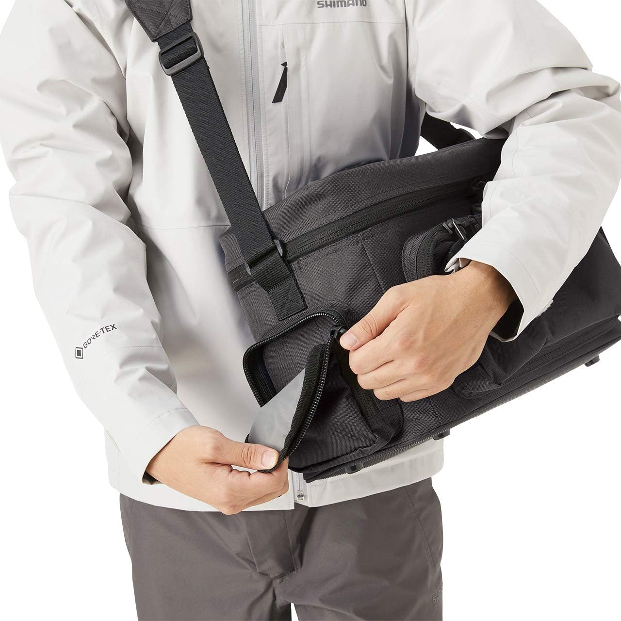 シマノ(SHIMANO) タックルクッションバッグ L ブラックダックカモ BA-038T