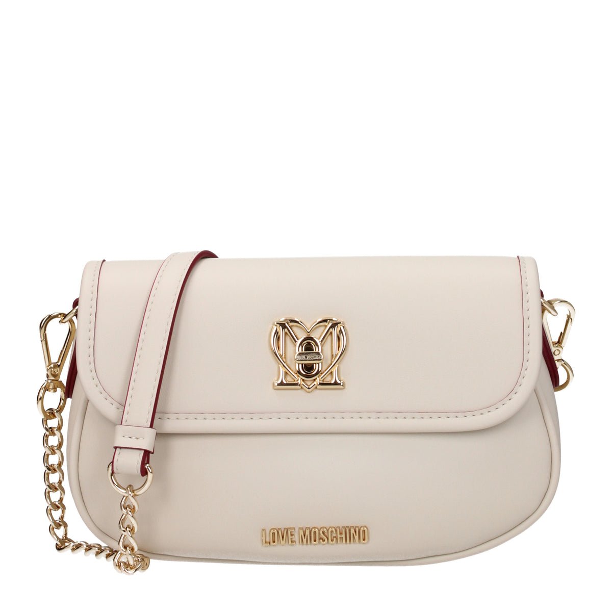 Moschino モスキーノのショルダーバッグが大好きな女性ポリウレタンベージュ/アイボリー - Image 5