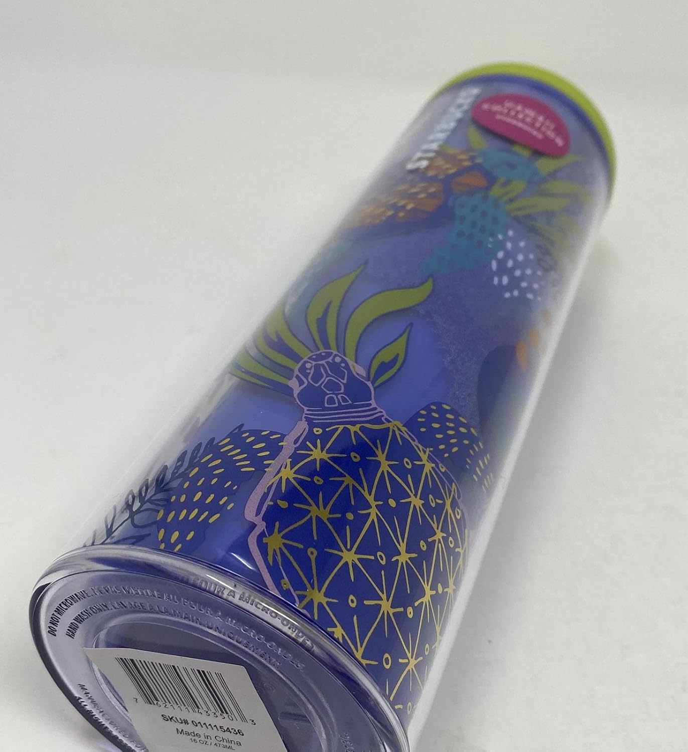 Starbucks Hawaii Collection - Vaso de luna de tortuga marina azul de 16 onzas