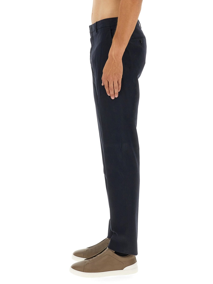 Zegna ZEGNAプレミアムコットンパンツ - Image 5