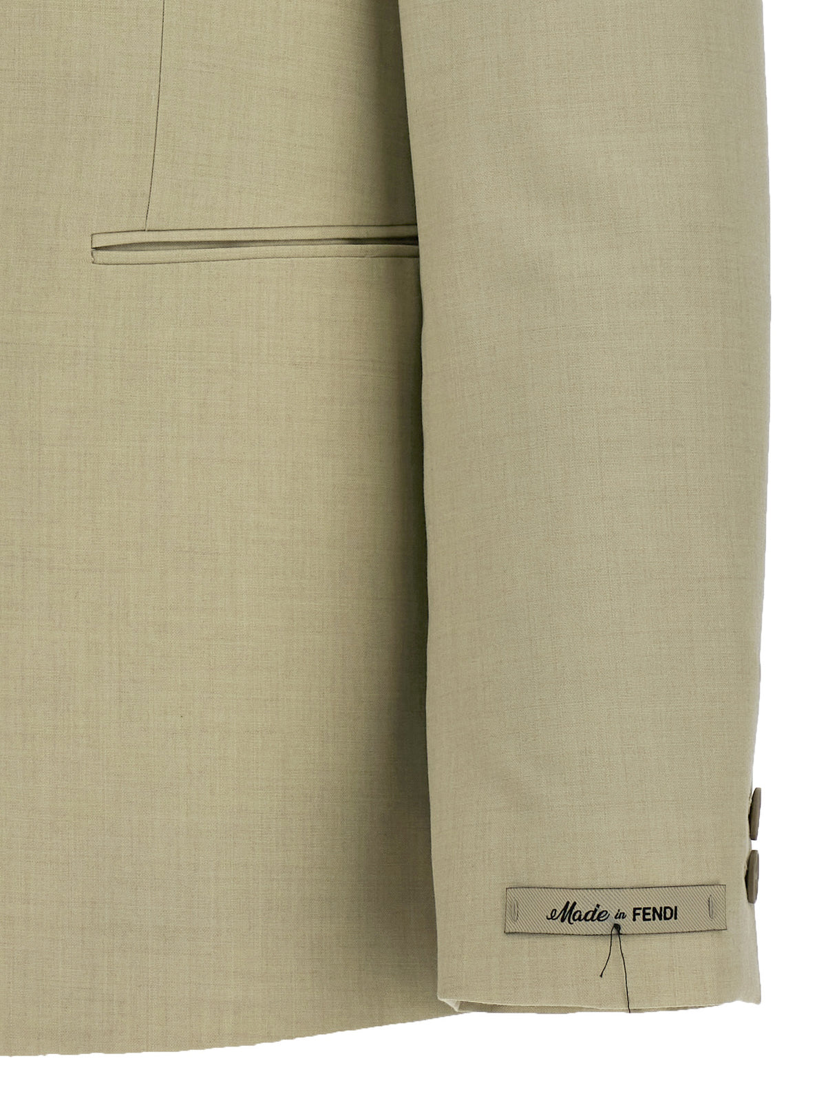 Fendi フェンディシングル胸ウールブレザー - Image 5