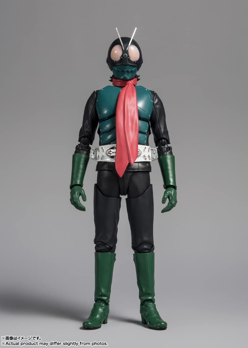 S.H. Figuarts Shin Kamen Rider Action Figure, Approximately 5.7 Inches (145 mm), PVC + ABS + Fabric, Painted
