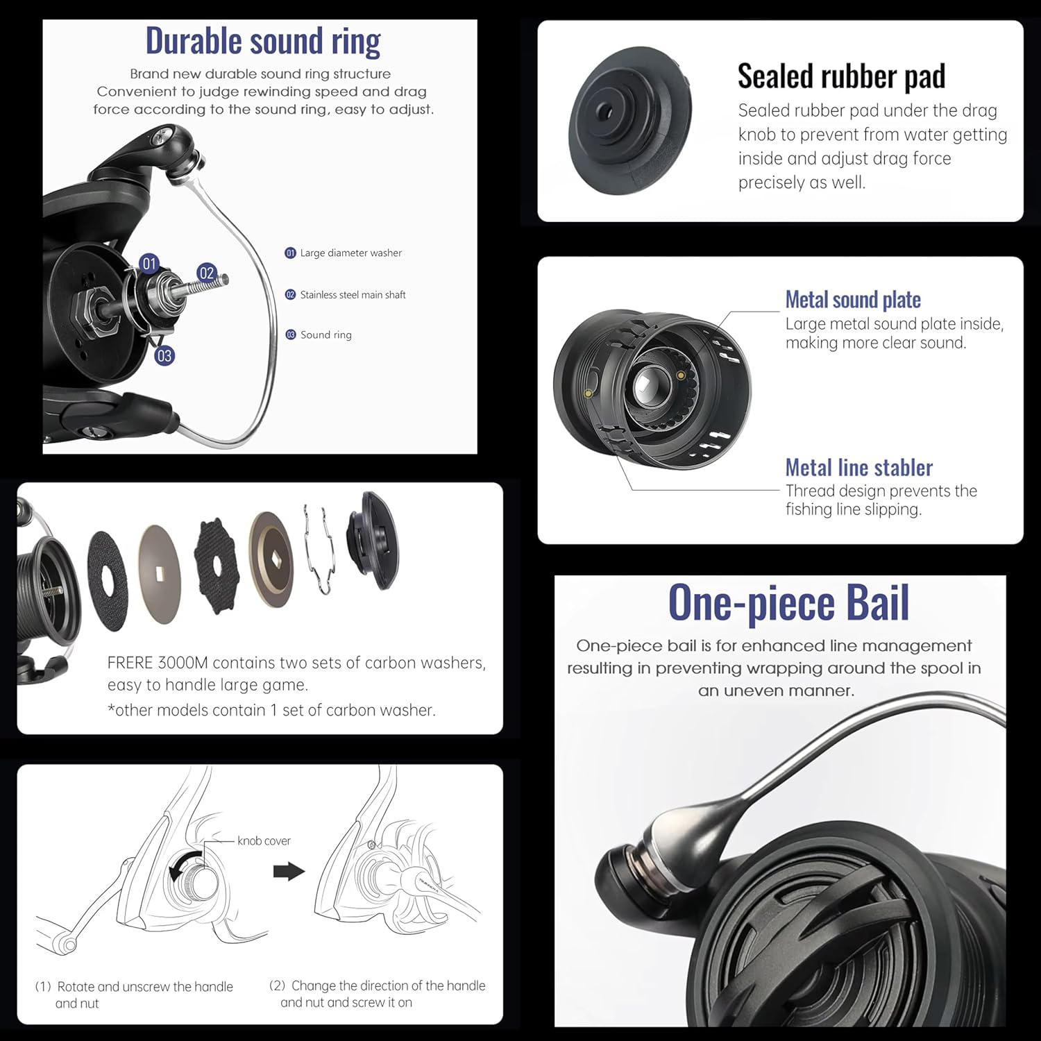 Lightweight Carbon Frame Spinning Reel FRERE FLEL