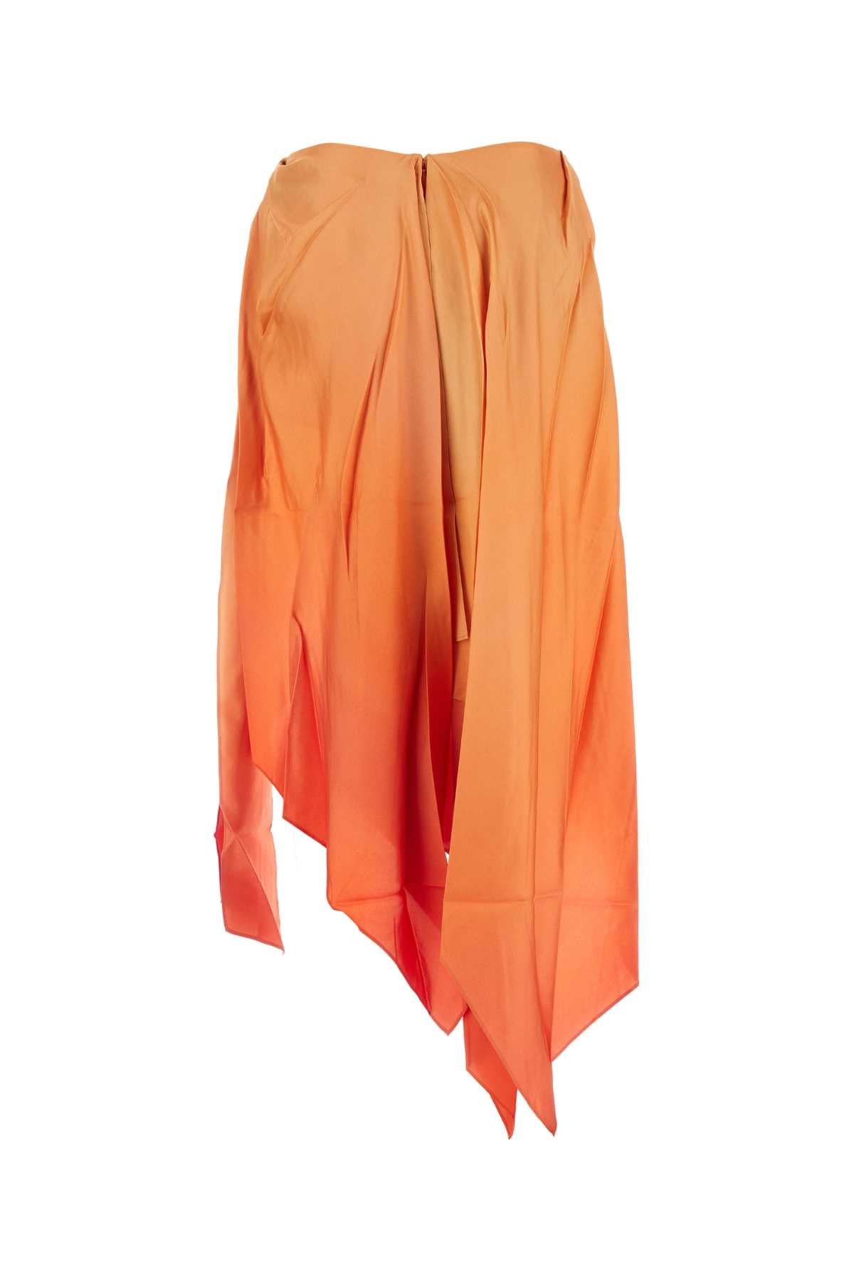 Zimmermann Zimmermann Two Tone Silk Tranquility Mini Skirt - Image 5