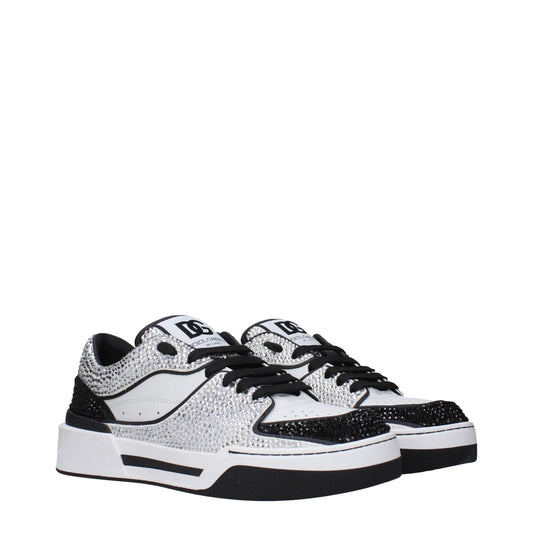 Dolce  Gabbana Dolce＆Gabbana Sneakers New Roma Women Leather White/Black - Image 5