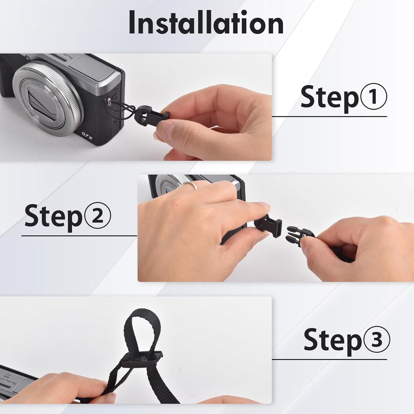 [VOVMOEYA] Camera Strap, Camera Neck Strap for Fujifilm/for Nikon/for Canon/for Sony/for Panasonic Shoulder Strap for G7X MARKIII, Compact Camera, SLR Mirrorless, Digital Camera, Stylish, Cross-body