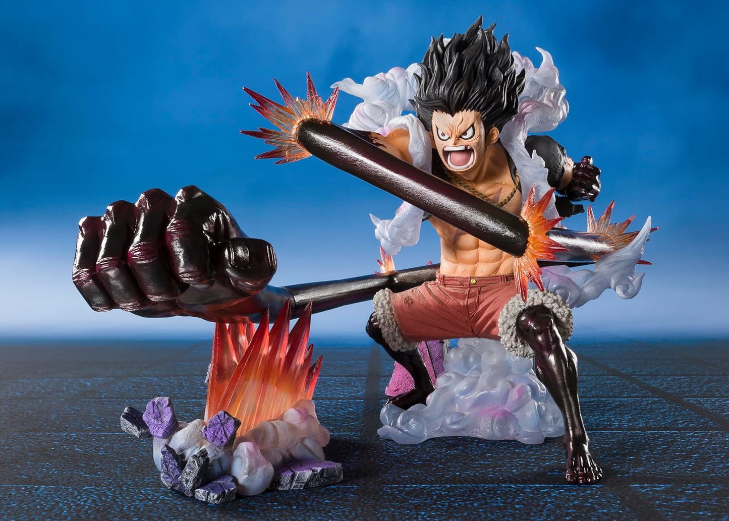 Tamashi Nations Figuarts Zero One Piece (Super Battle) Monkey D. Luffy Gear 4 Snake Man Osahai (Resale Version) Approx. 6.3 inches (160 mm), PVC & ABS Pre-painted Complete Figure