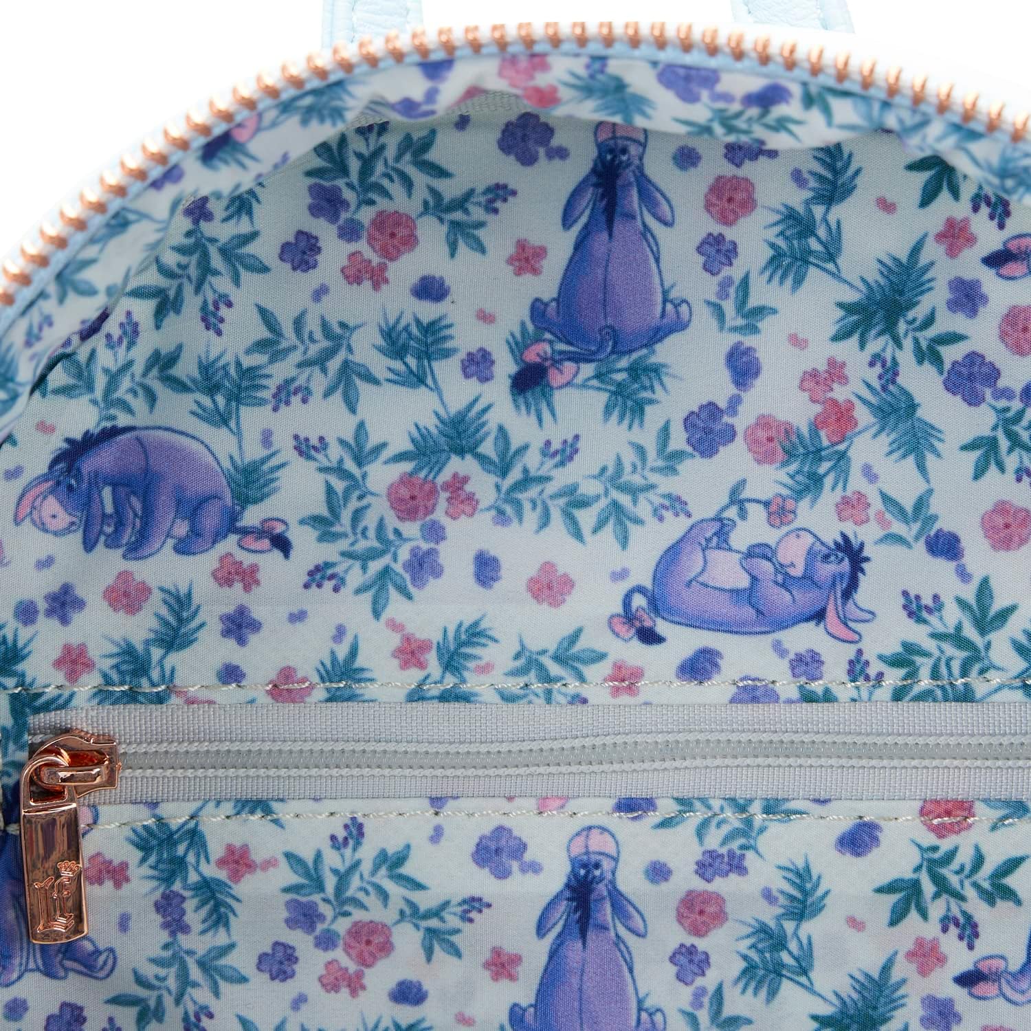 Loungefly Winnie the Pooh Eeyore Mini Mochila Bolso Estampado Floral Correa Doble Bolsa de Hombro