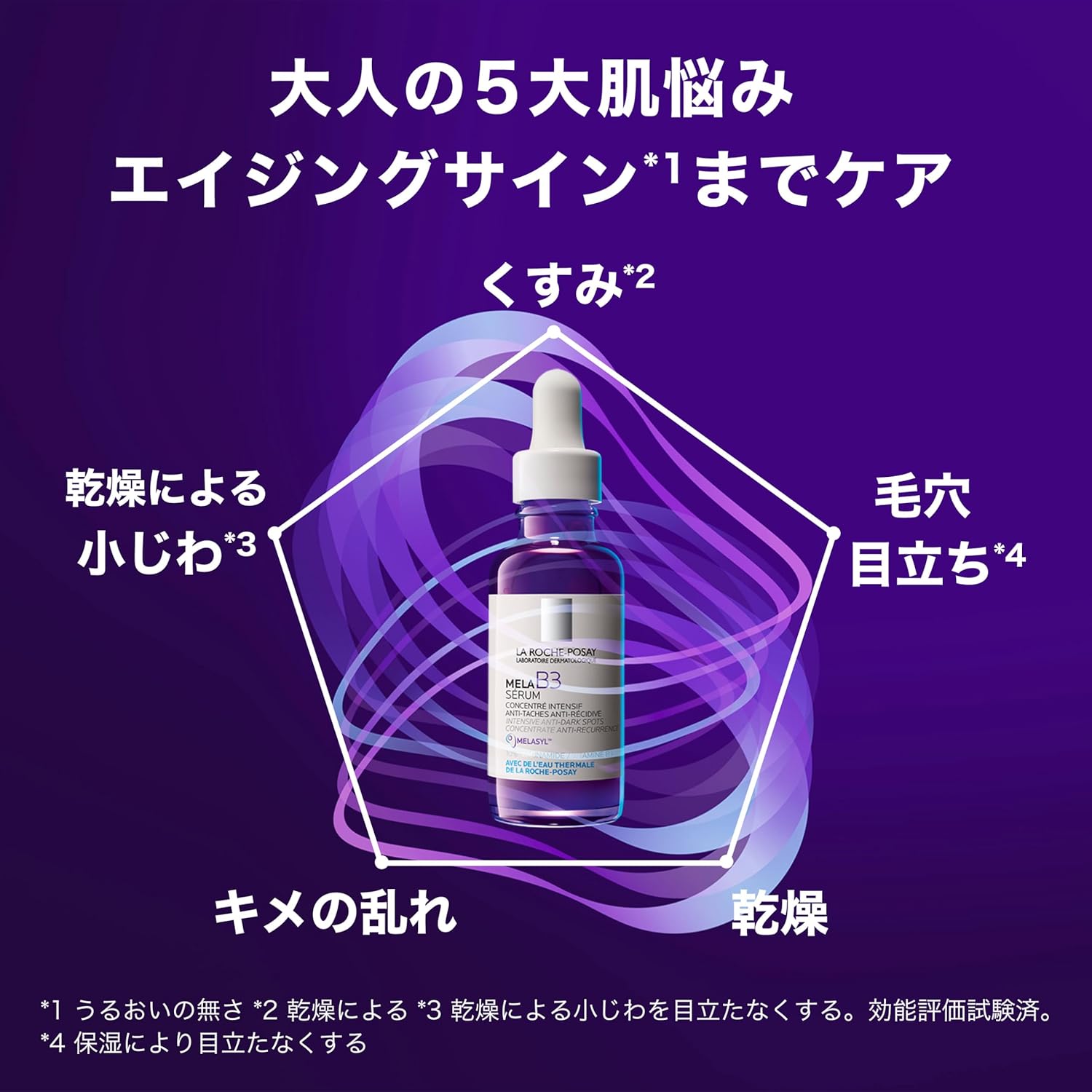 La Roche-Posay Mela B3 Serum Essence, Brightening, Dullness, Niacinamide, Retinol, High Formulation, Hyaluronic Acid, Aging Care, Sensitive Skin Derma Cosmetics