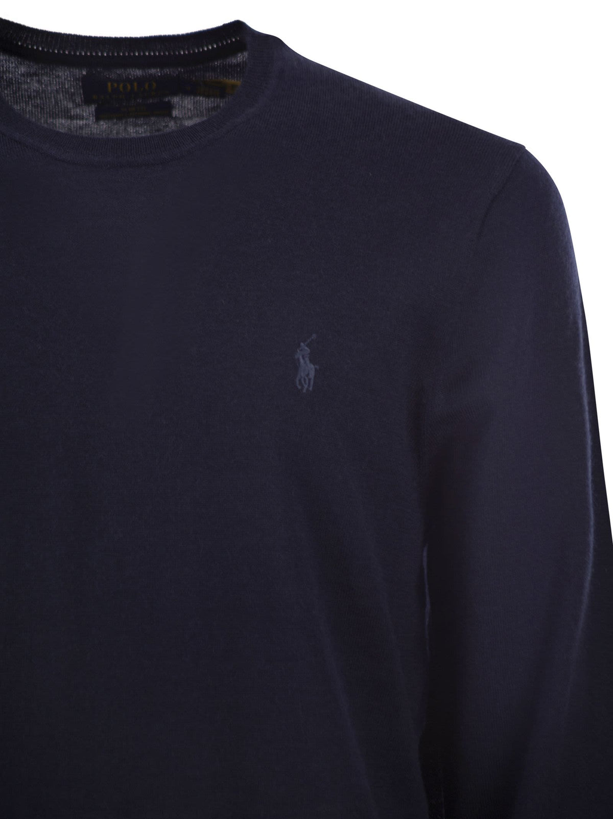 Polo ポロ ラルフローレン スリム フィット ウォッシャブル ウール クルーネック ジャンパー - Image 5