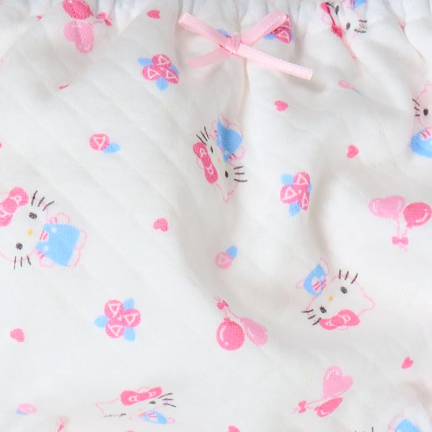 Sanrio 214663 Hello Kitty Kids Quilted Shorts, Set of 2, 39.4 inches (100 cm), Name Inside