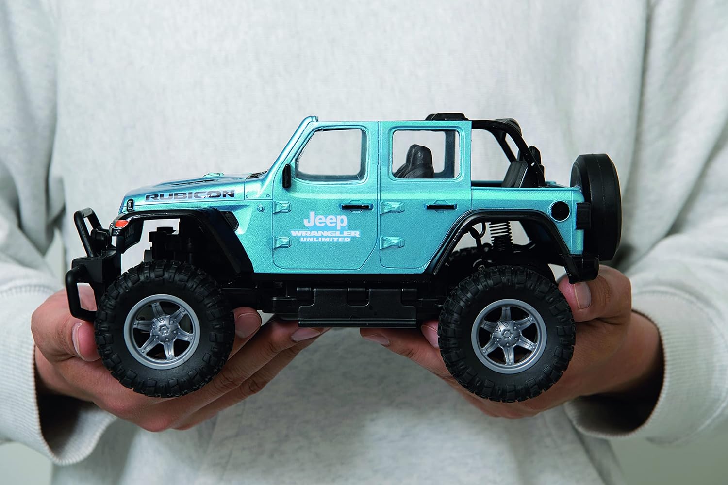 Jozen Dirt Max 1/24 Scale RC Jeep Wrangler Rubicon JRVT111-BL Blue
