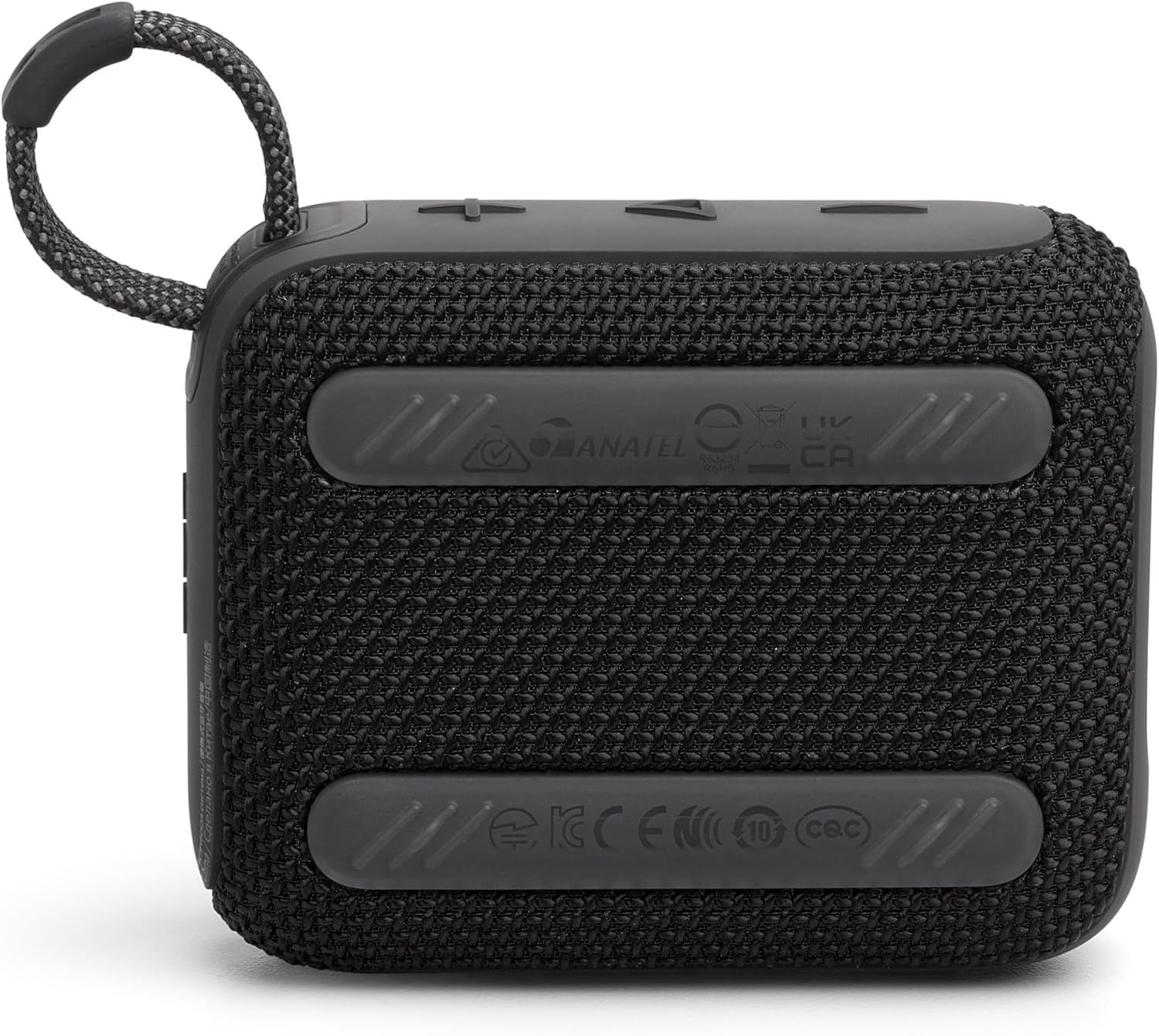 JBL GO 4 Bluetooth Speaker, USB-C Charging/IP67 Dustproof and Waterproof/App Compatible/Passive Radiator/Portable/Black JBLGO4BLK