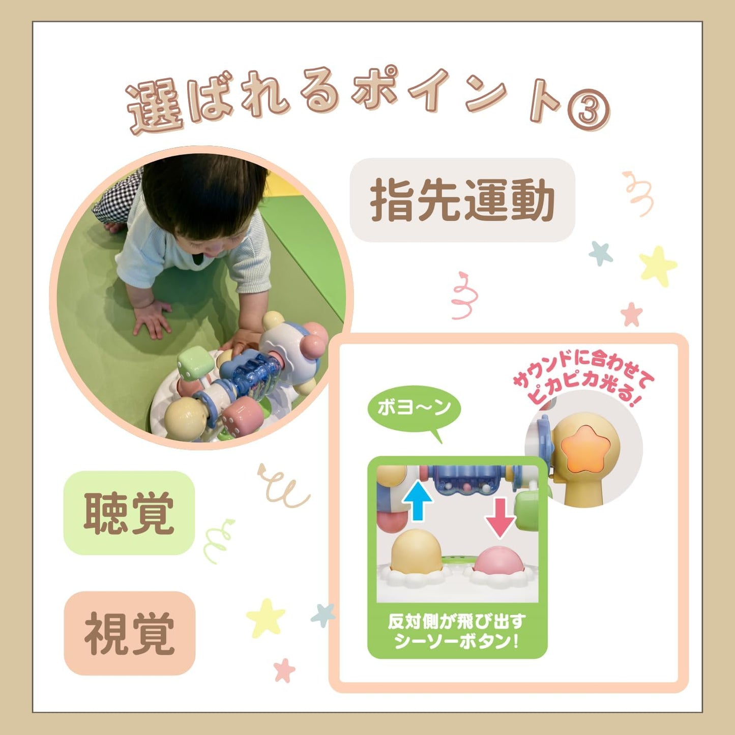 Toy Royal, Twinkle Sound (Educational Toy/Fingertip Play), Fun Learning Toy (Sound Producing / Luminous Toy), Twinkle, Baby