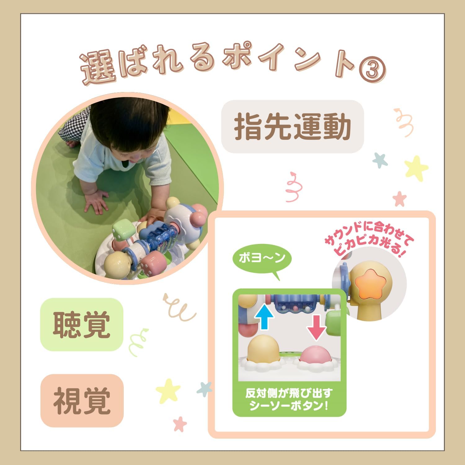 Toy Royal, Twinkle Sound (Educational Toy/Fingertip Play), Fun Learning Toy (Sound Producing / Luminous Toy), Twinkle, Baby