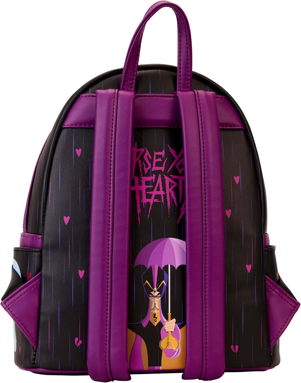 Loungefly - Disney Villains Curse Your Hearts Mini Backpack - 0671803390577, Multicolored, mini