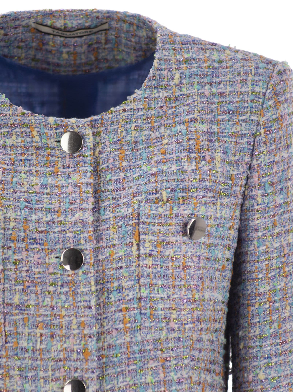 Tagliatore フロントポケット付きのTagliatoreクルーネックジャケット - Image 5