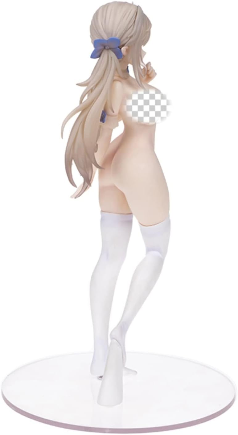 Pure White Elf Erotic Big Tits Figure, Soft, 25cm/9.84in Sexy Anime Girl, Uncensored Sexy Action, Hentai, Painted Finished Product