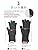 841 Hand Warmer MAX Thick (Long Finger Type), Smartphone Gloves, Fingerless, Cotton, Made in Japan